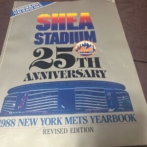 1988 New York Mets Yearbook Revised Shea Stadium 25th Anniversary Tom Seaver